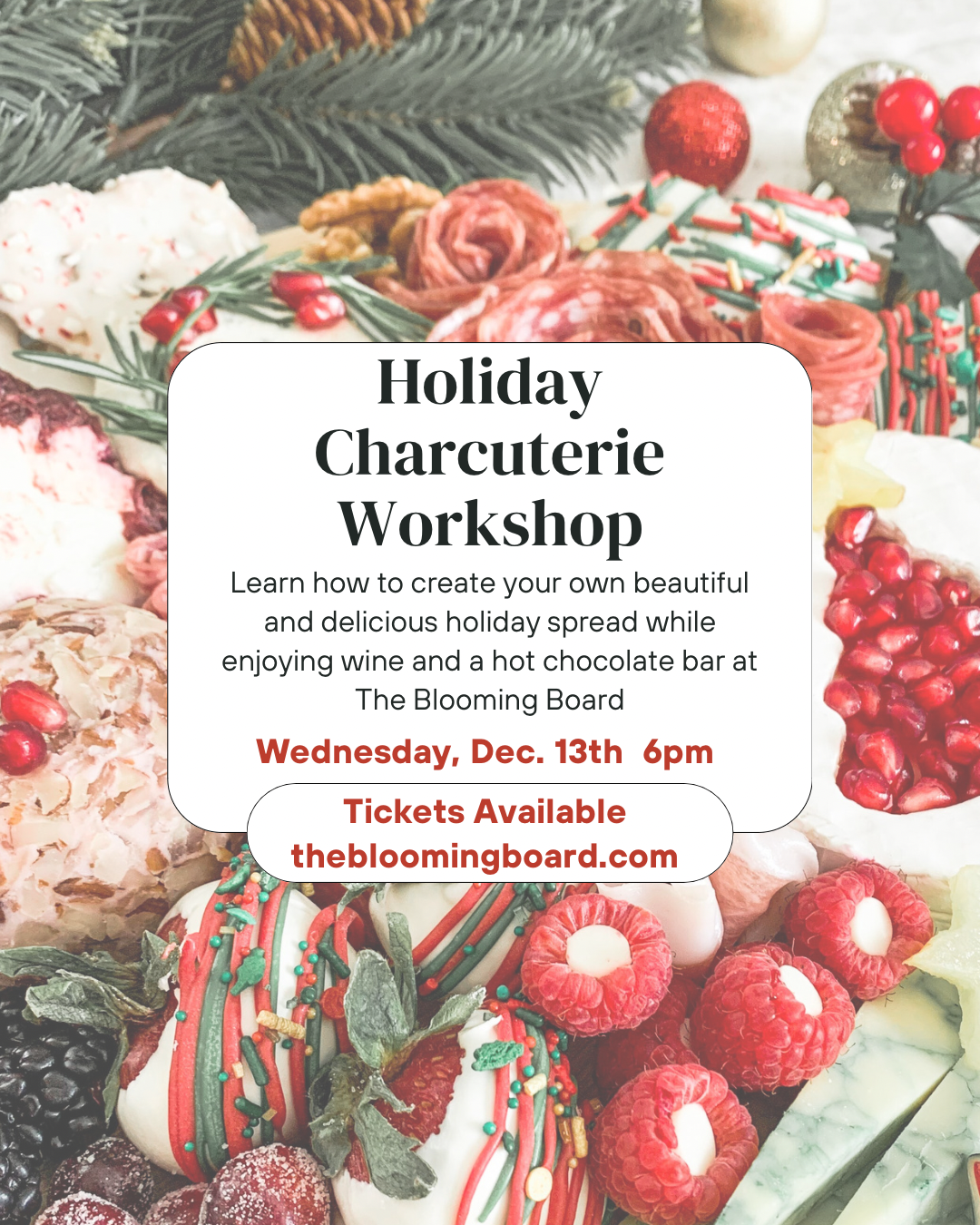 Holiday Charcuterie Design Workshop