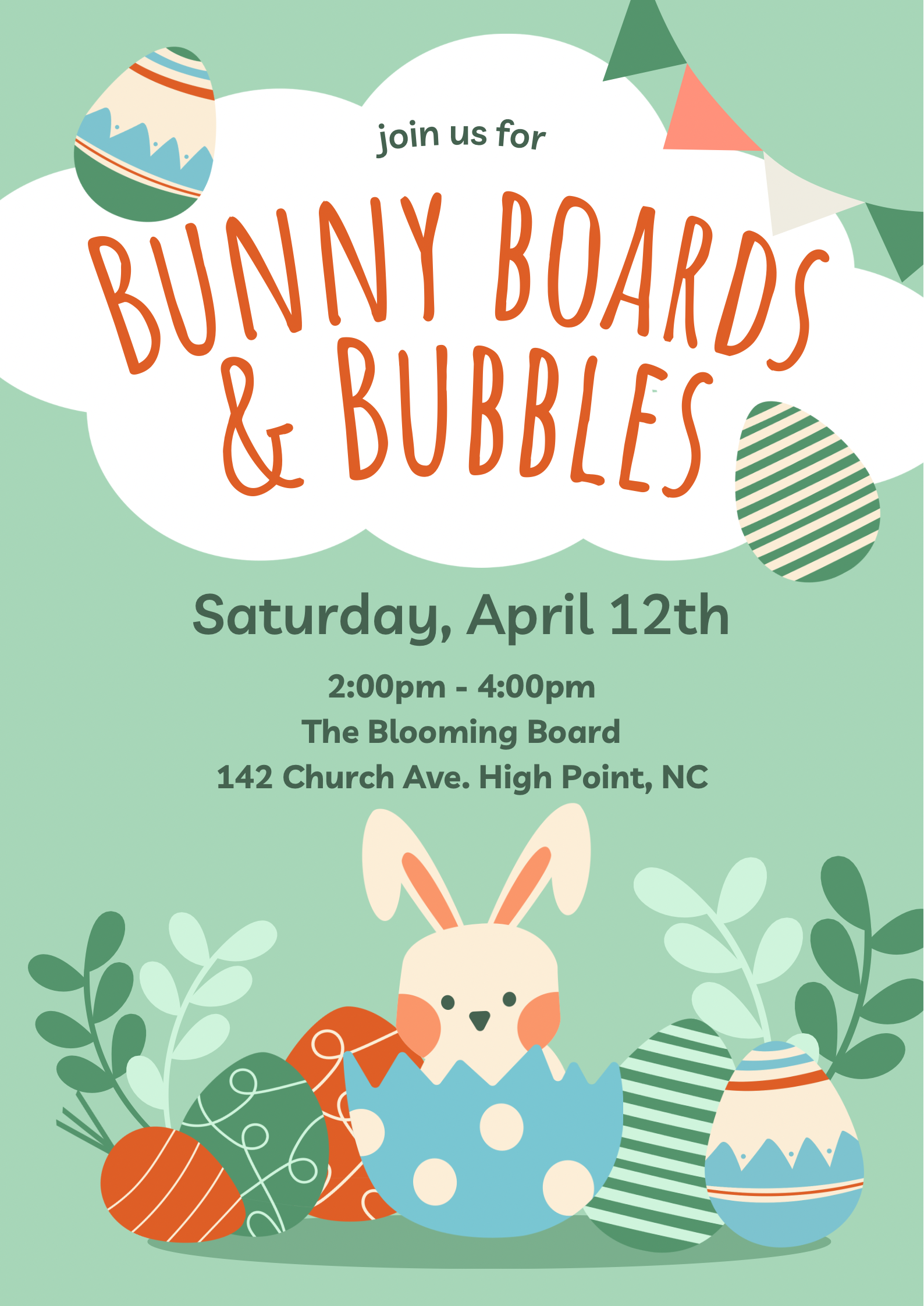 Bunny Boards & Bubbles