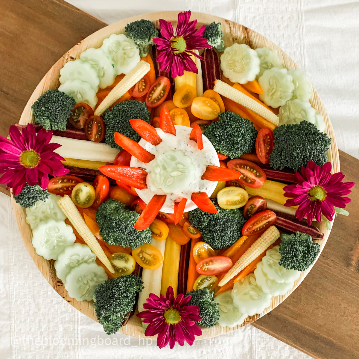 Crudités Board | The Blooming Board | High Point, NC